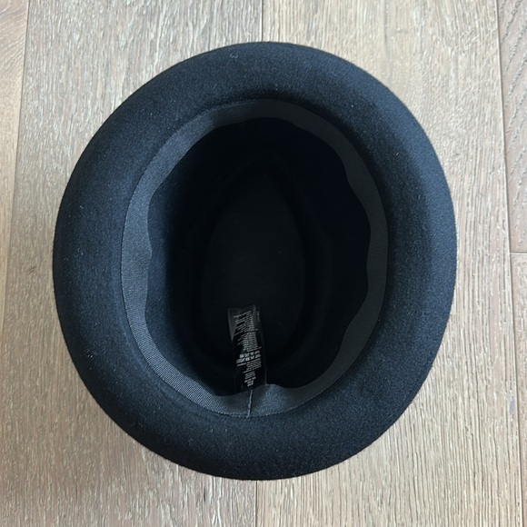 Forever 21 Black Wool Hat Fedora - Picture 6 of 7